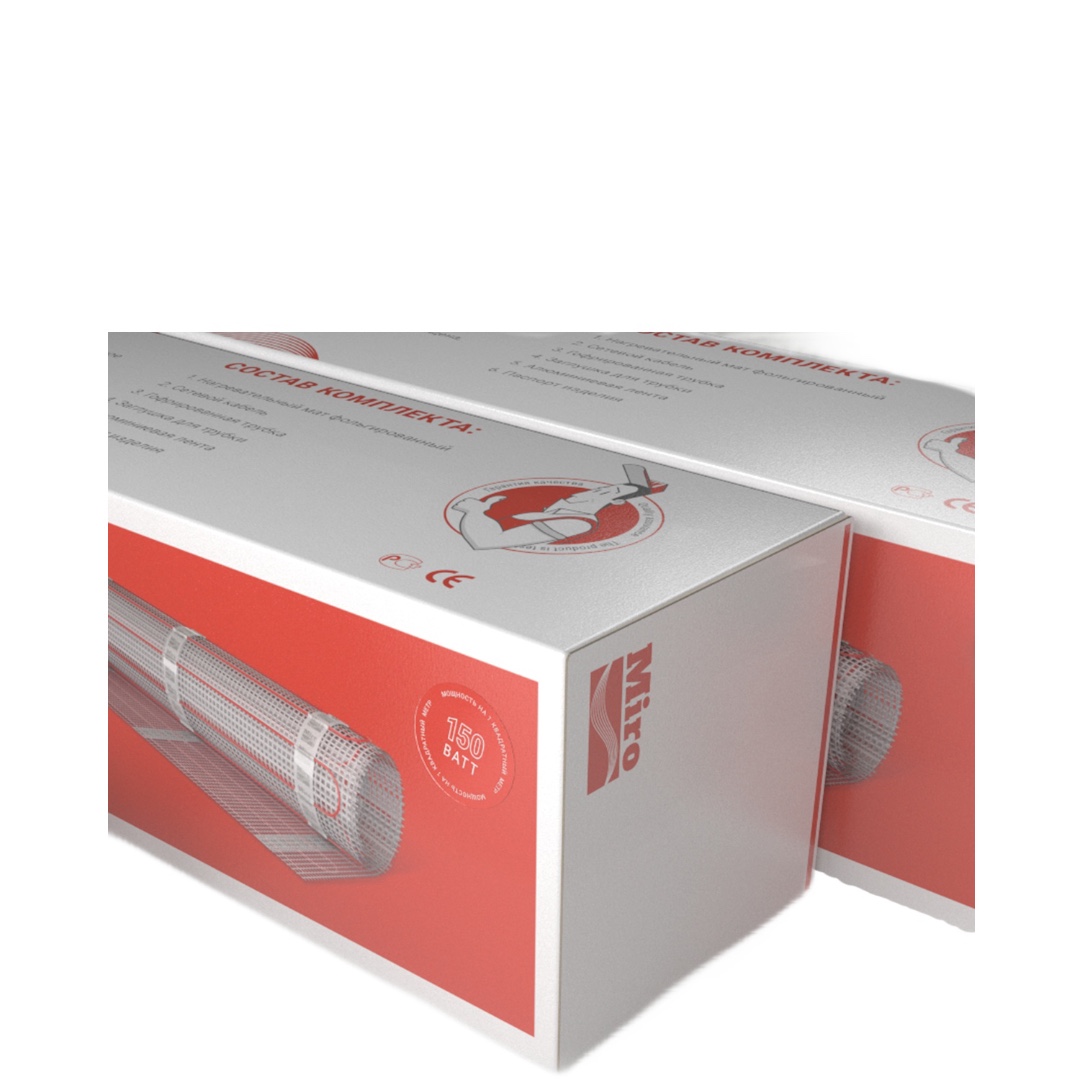 Нагревательный мат Miro 2,0 м2 - 300 Вт (150 Вт/м2)